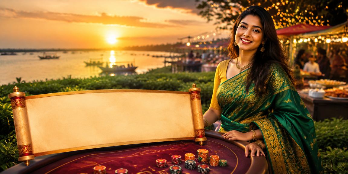 তাঙ্গুয়ার হাওরে চা বাগানের পাশে বিনোদন ক্যাসিনো দৃশ্য
